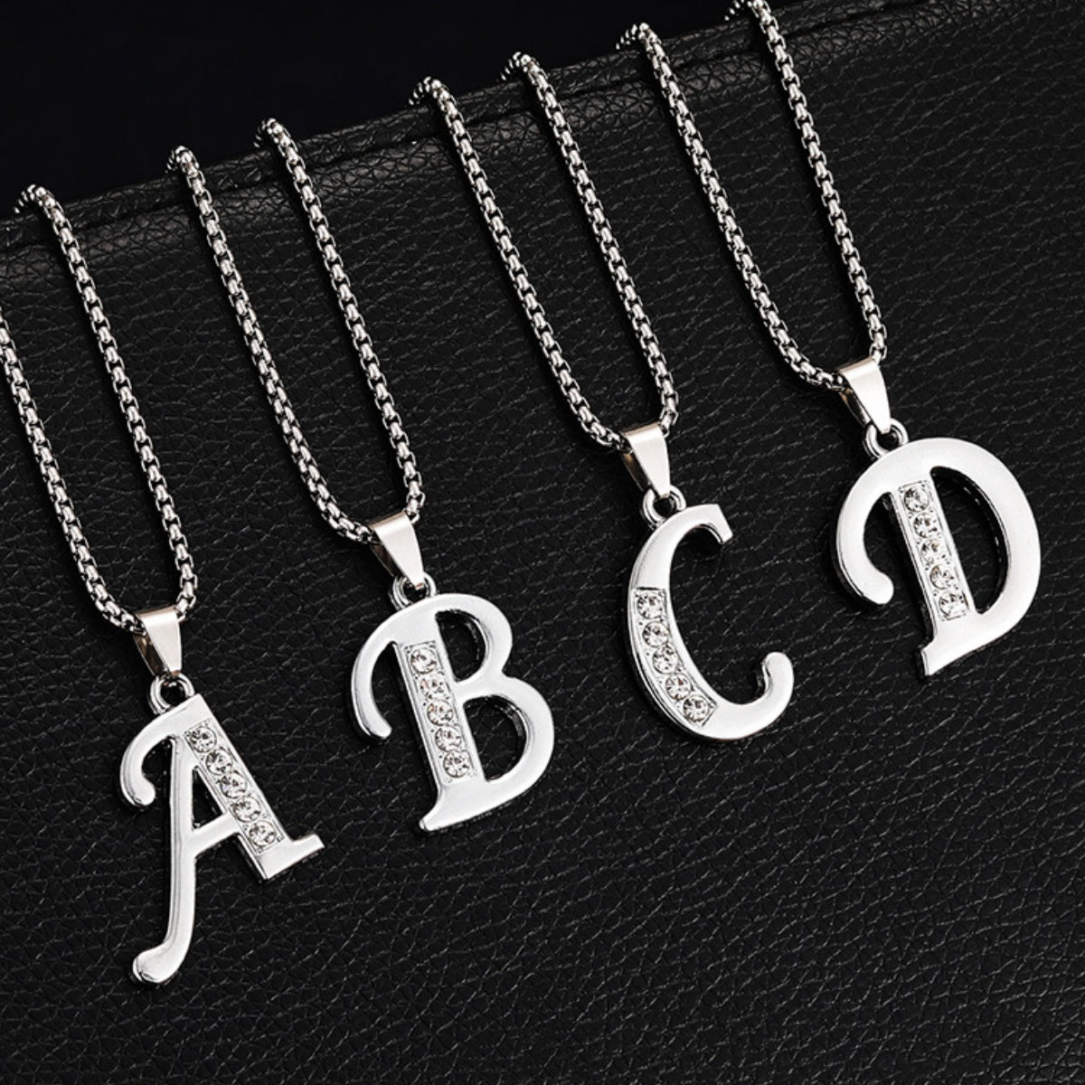 Malika Gems Alphabet Necklace – Diamond Letter Collection