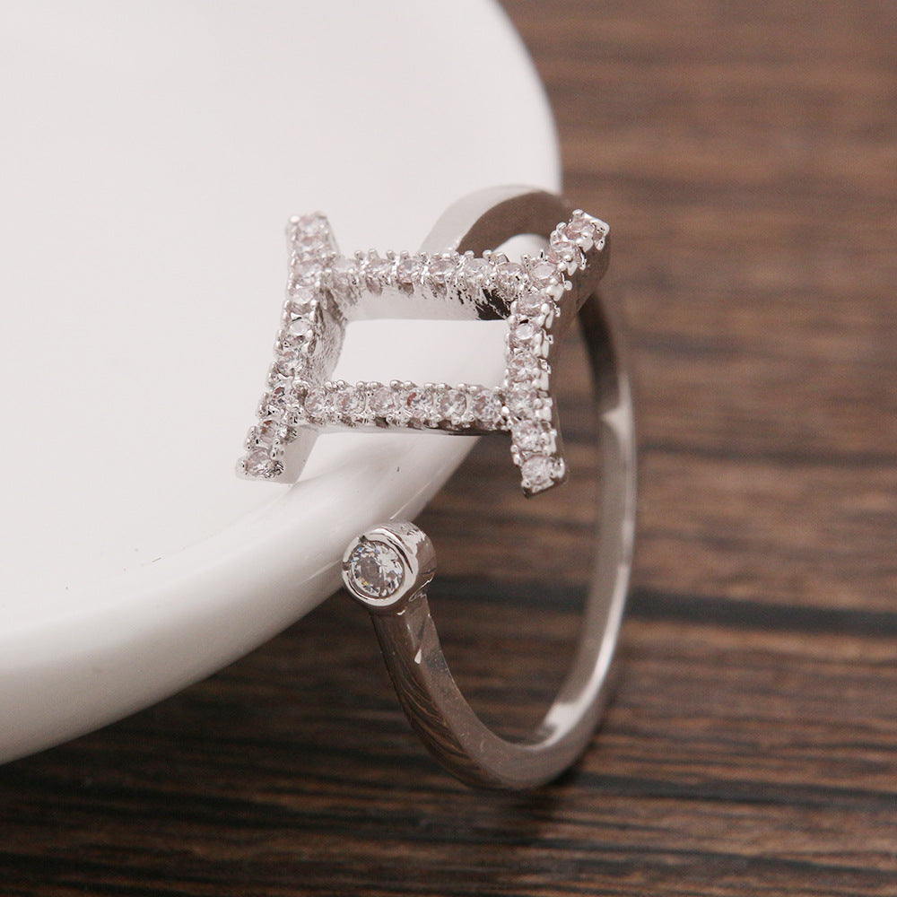 Zodiac Diamond Ring