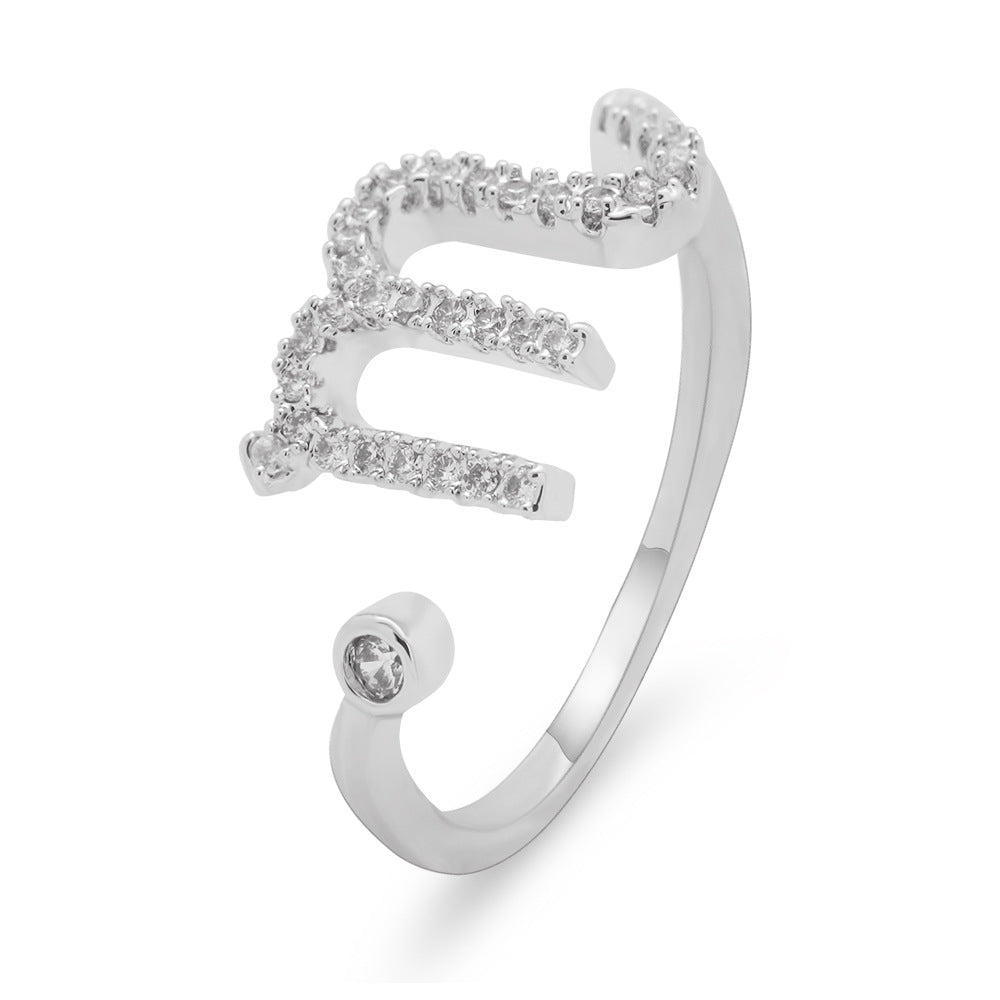 Zodiac Diamond Ring
