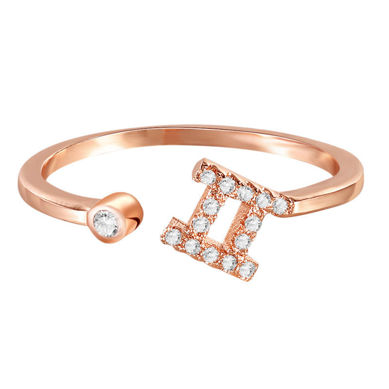 Zodiac Diamond Ring