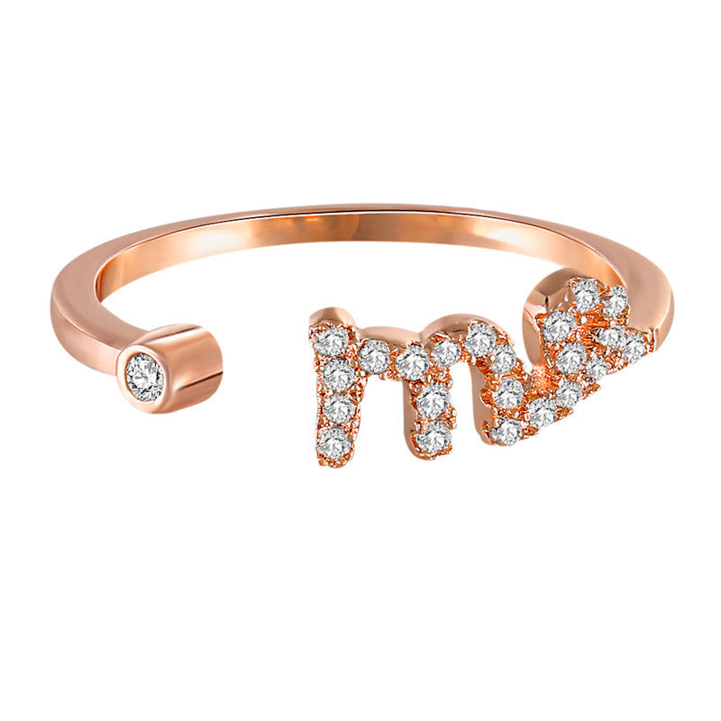 Zodiac Diamond Ring