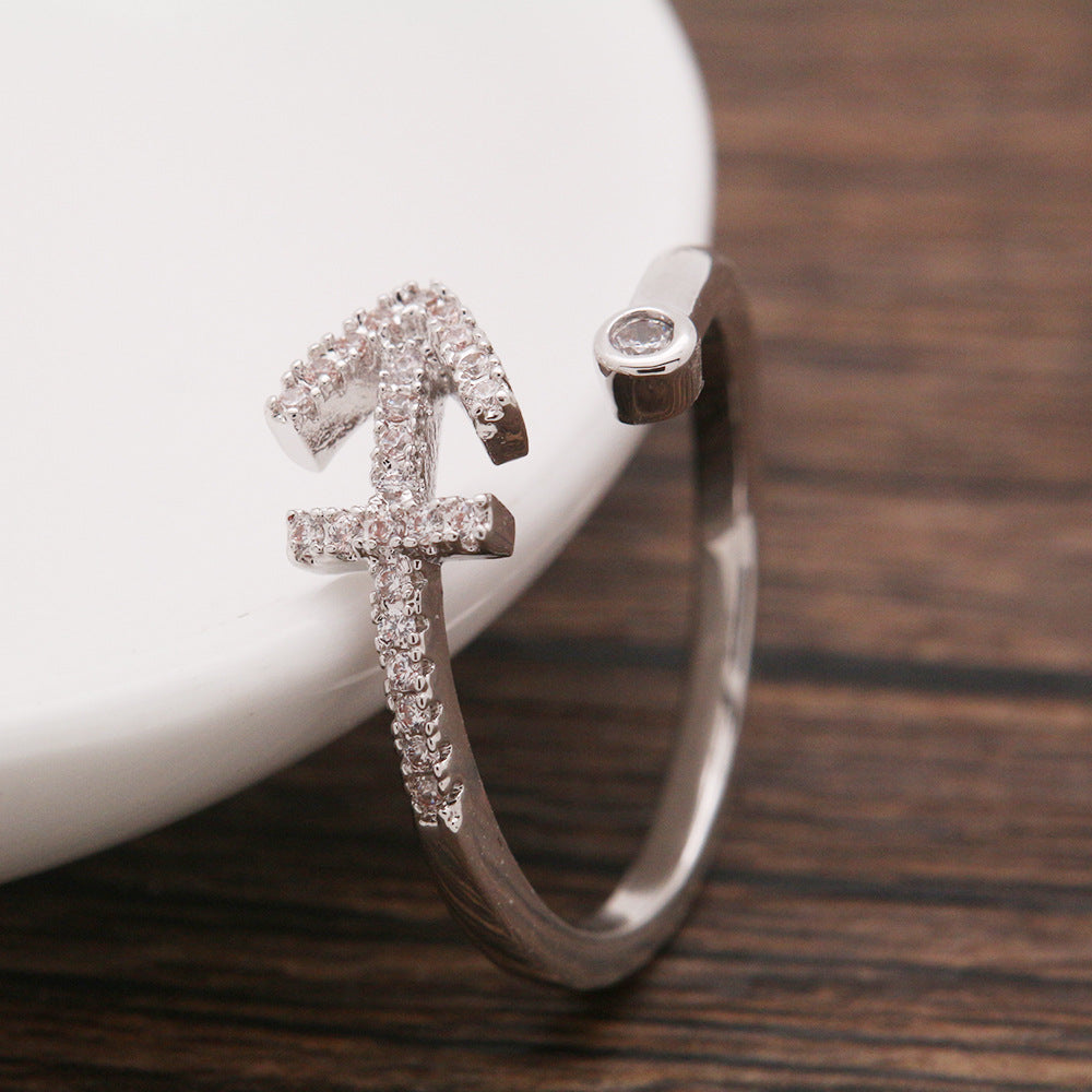 Zodiac Diamond Ring