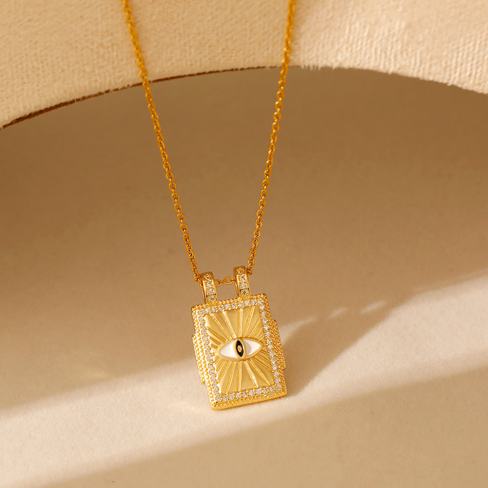 Malika Gems Tarot Energy Necklace – Symbolic Spiritual Pendant