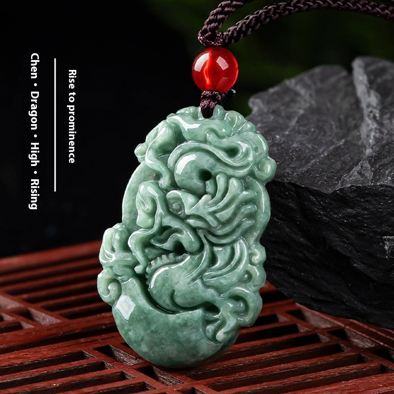 Malika Gems Zodiac Jade Necklace – Chinese Zodiac Energy Pendant