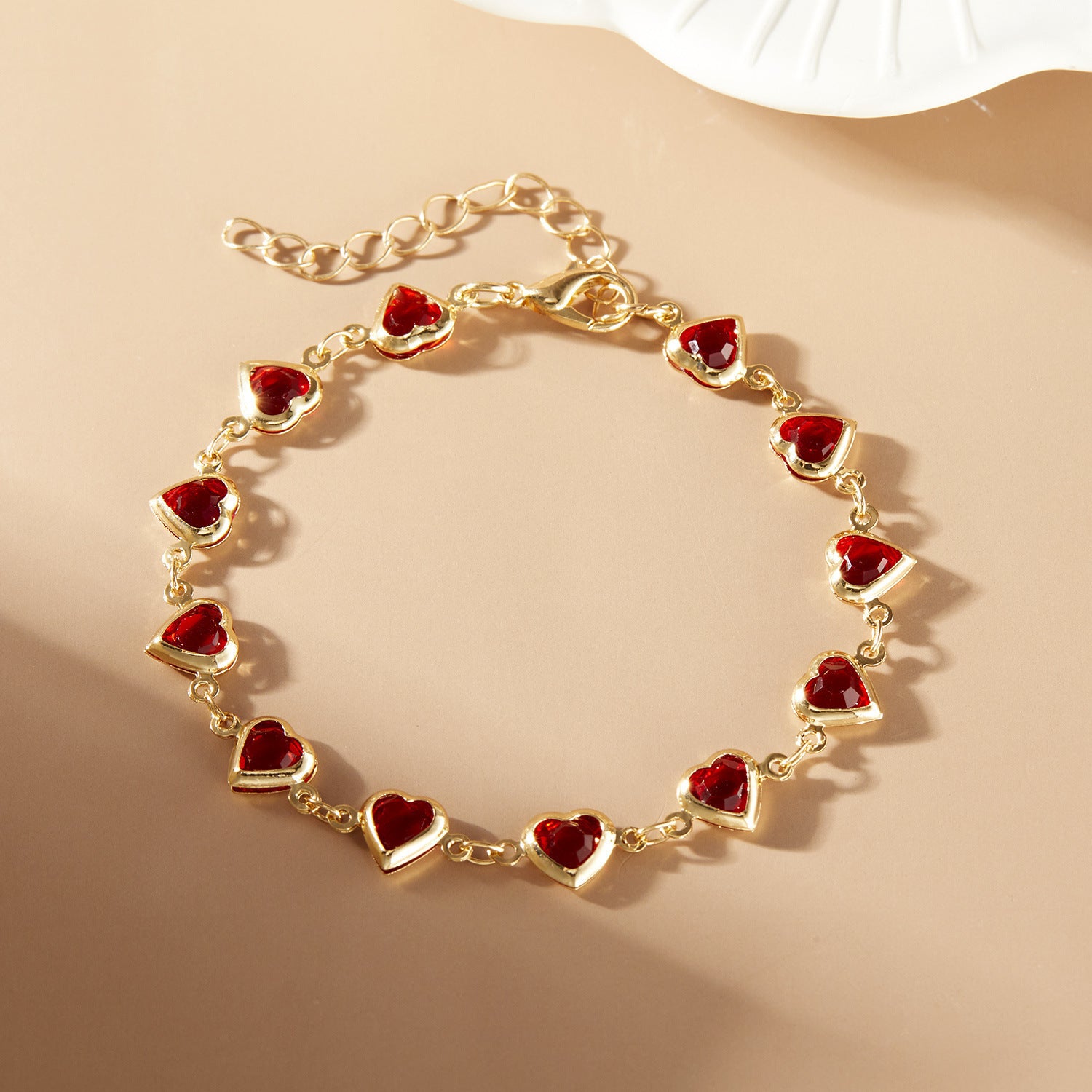 Malika Gems Red Diamond Luxe Necklace – Elegant Statement Piece