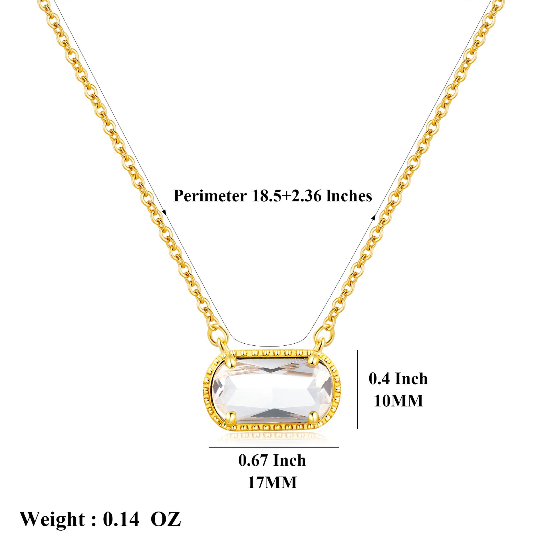Malika Gems Birthstone Energy Necklace – 12 Stone Alignment Pendant