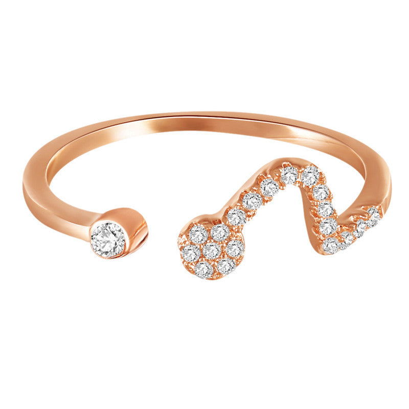 Zodiac Diamond Ring