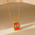Malika Gems Tarot Energy Necklace – Symbolic Spiritual Pendant
