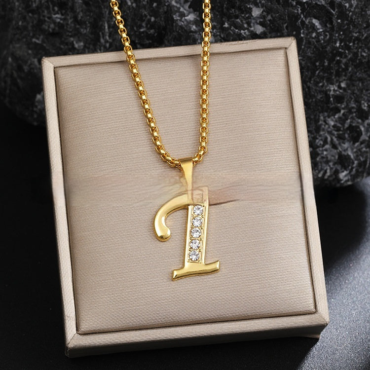 Malika Gems Alphabet Necklace – Diamond Letter Collection