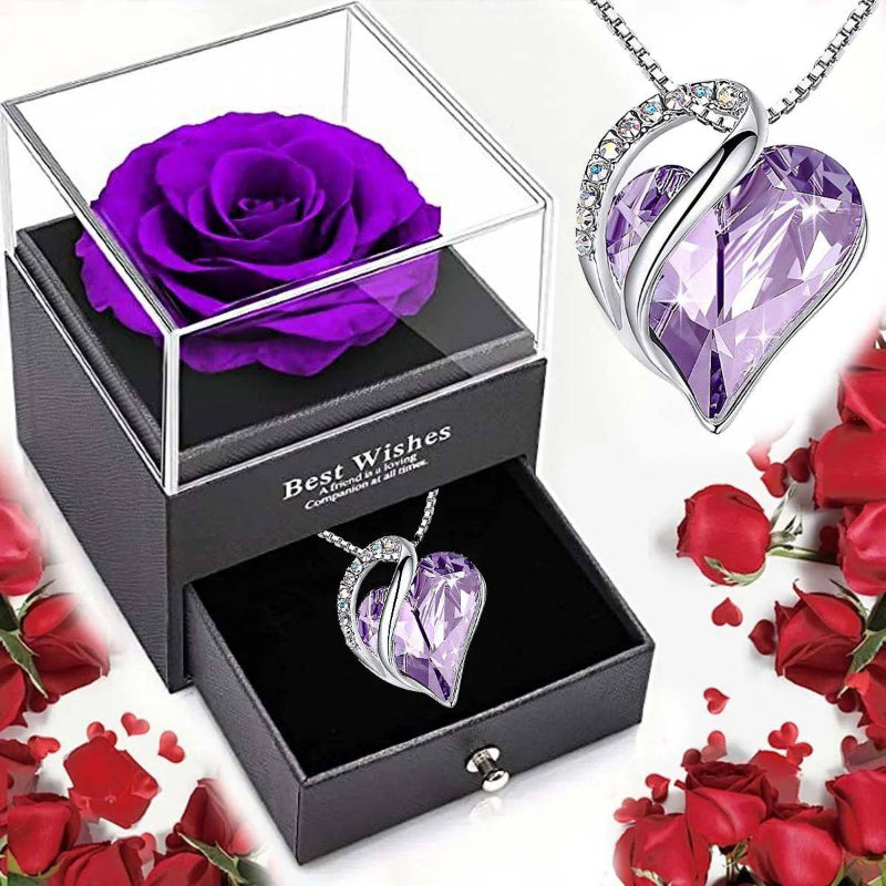 Malika Gems Ocean Heart Necklace – Sea-Inspired Love Pendant