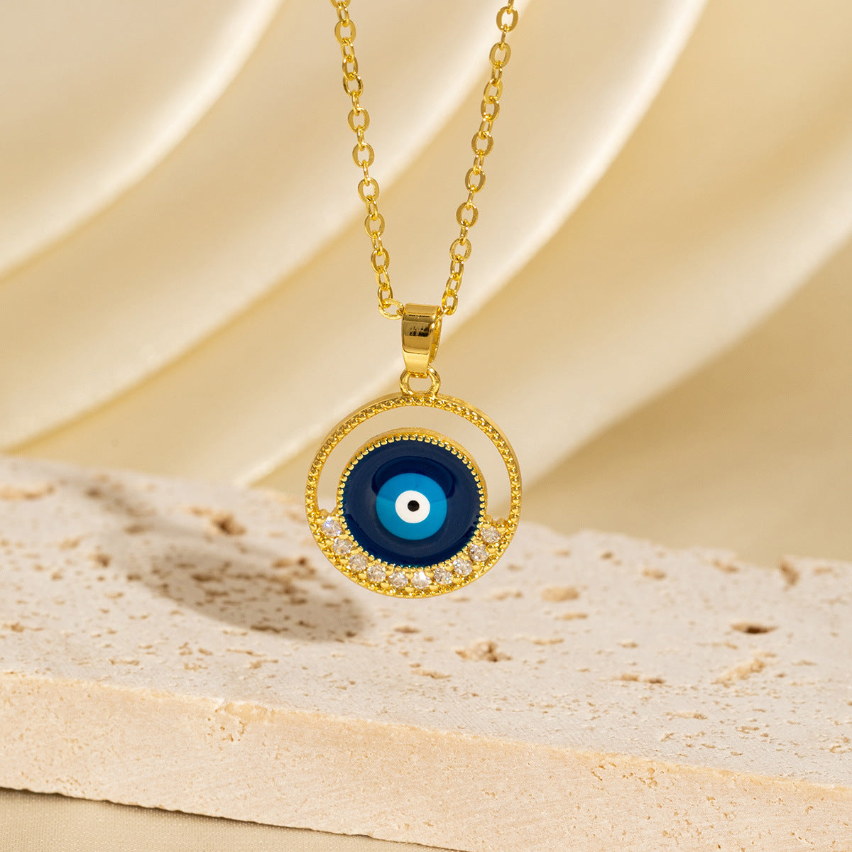 Malika Gems Vintage Energy Necklace – Bold Statement Piece