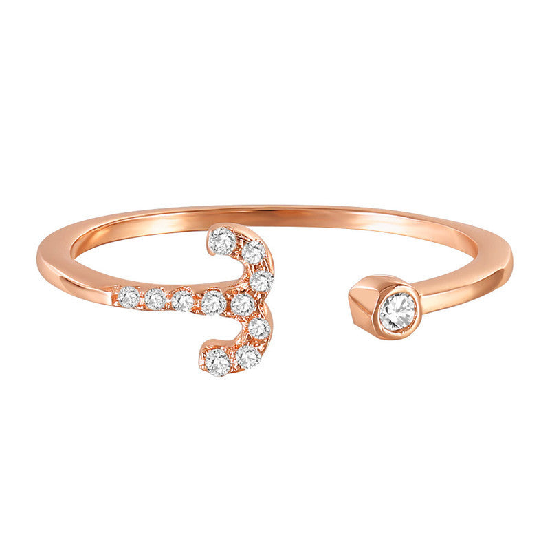 Zodiac Diamond Ring