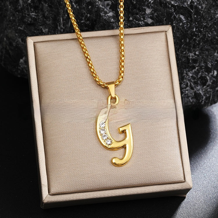 Malika Gems Alphabet Necklace – Diamond Letter Collection