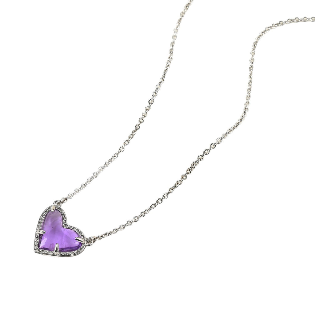Malika Gems Classic Crystal Heart Necklace – Timeless Love Pendant