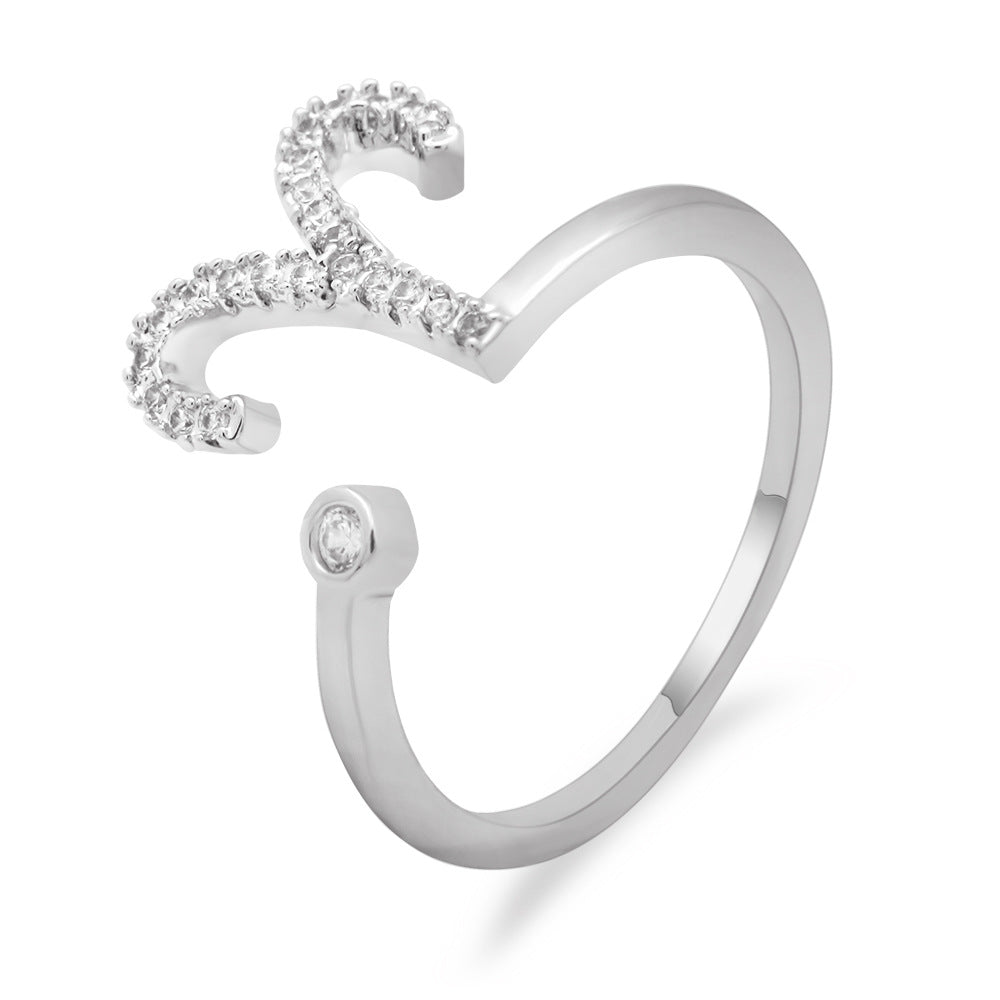 Zodiac Diamond Ring