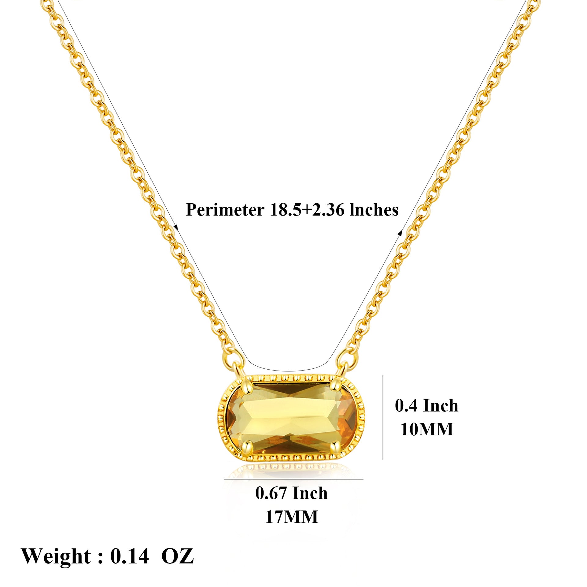Malika Gems Birthstone Energy Necklace – 12 Stone Alignment Pendant