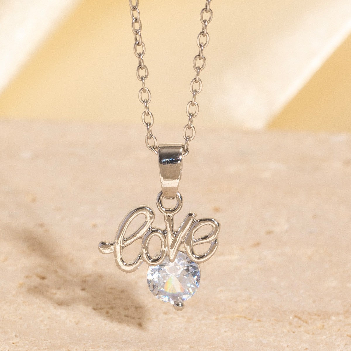 Malika Gems Minimal Luxe Heart Necklace – Elegant Hollow Design