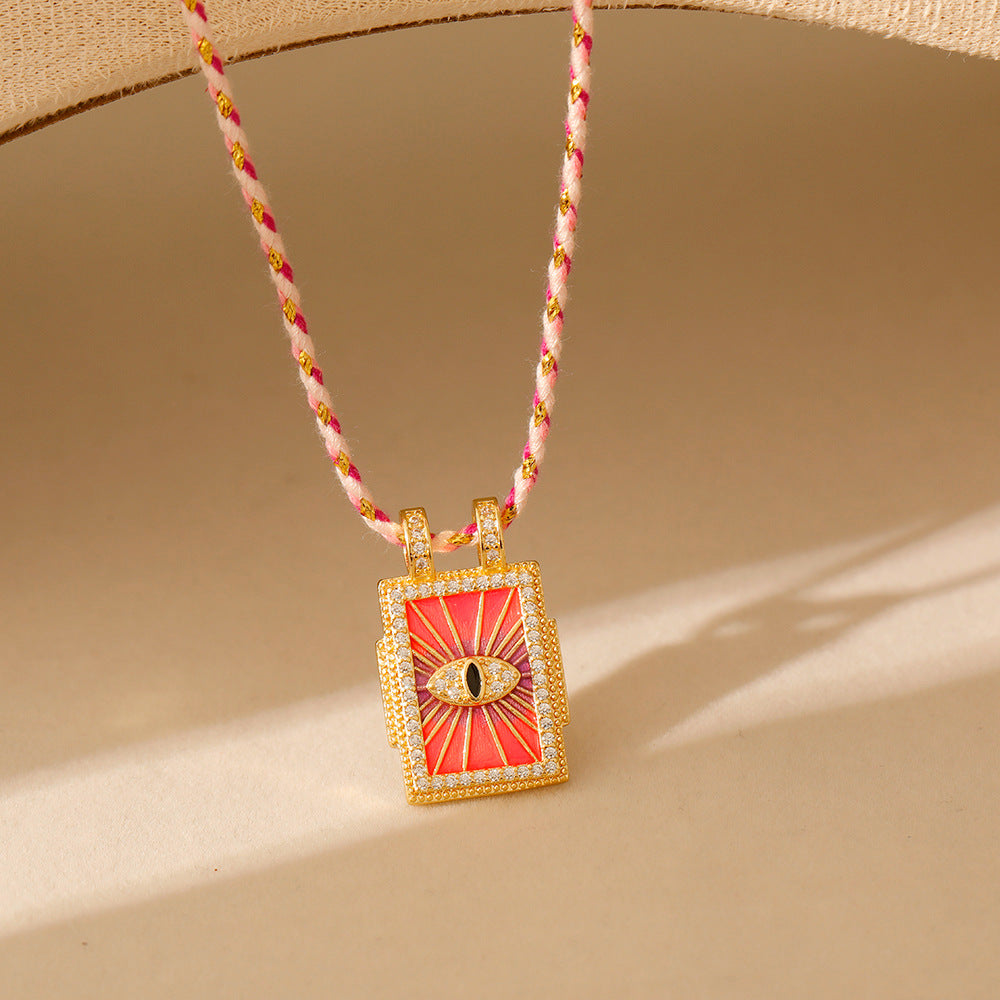 Malika Gems Tarot Energy Necklace – Symbolic Spiritual Pendant