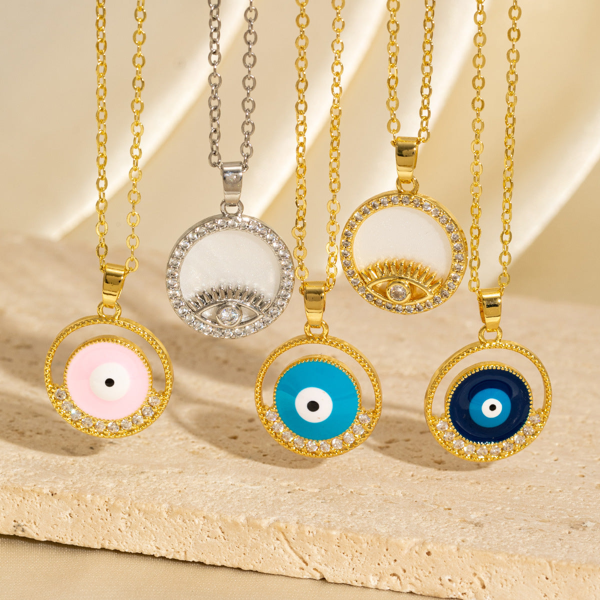 Malika Gems Vintage Energy Necklace – Bold Statement Piece