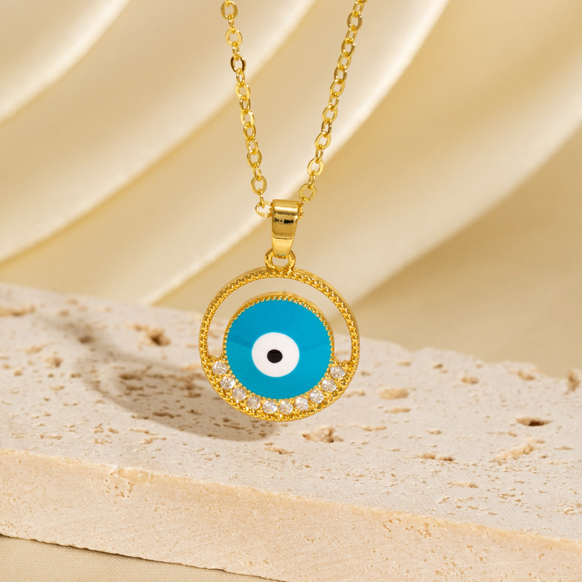 Malika Gems Vintage Energy Necklace – Bold Statement Piece