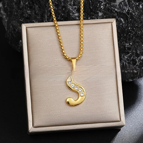 Malika Gems Alphabet Necklace – Diamond Letter Collection