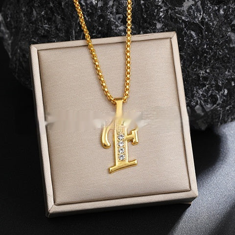 Malika Gems Alphabet Necklace – Diamond Letter Collection