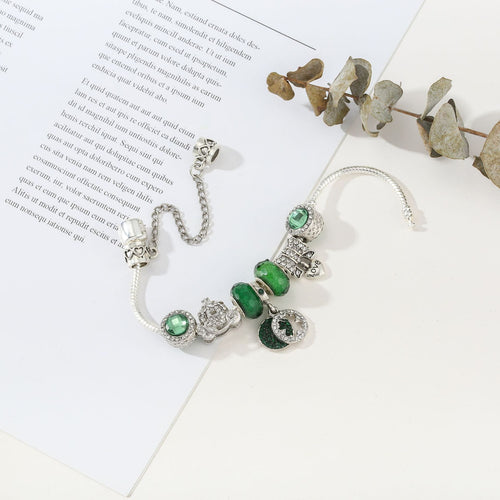 Beaded Bracelet Women's Clover Pendant Charm