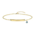 Fashion Personalized Custom Birthstone Bracelet
