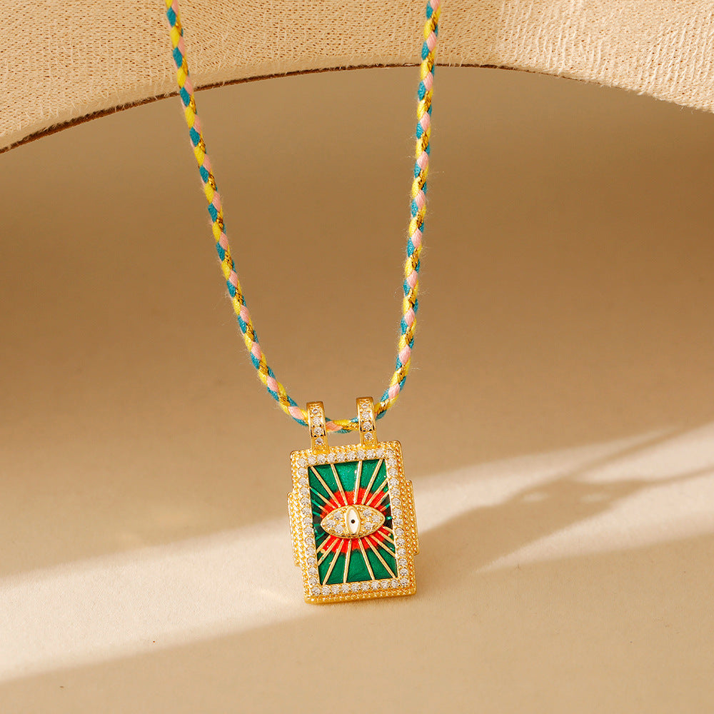 Malika Gems Tarot Energy Necklace – Symbolic Spiritual Pendant