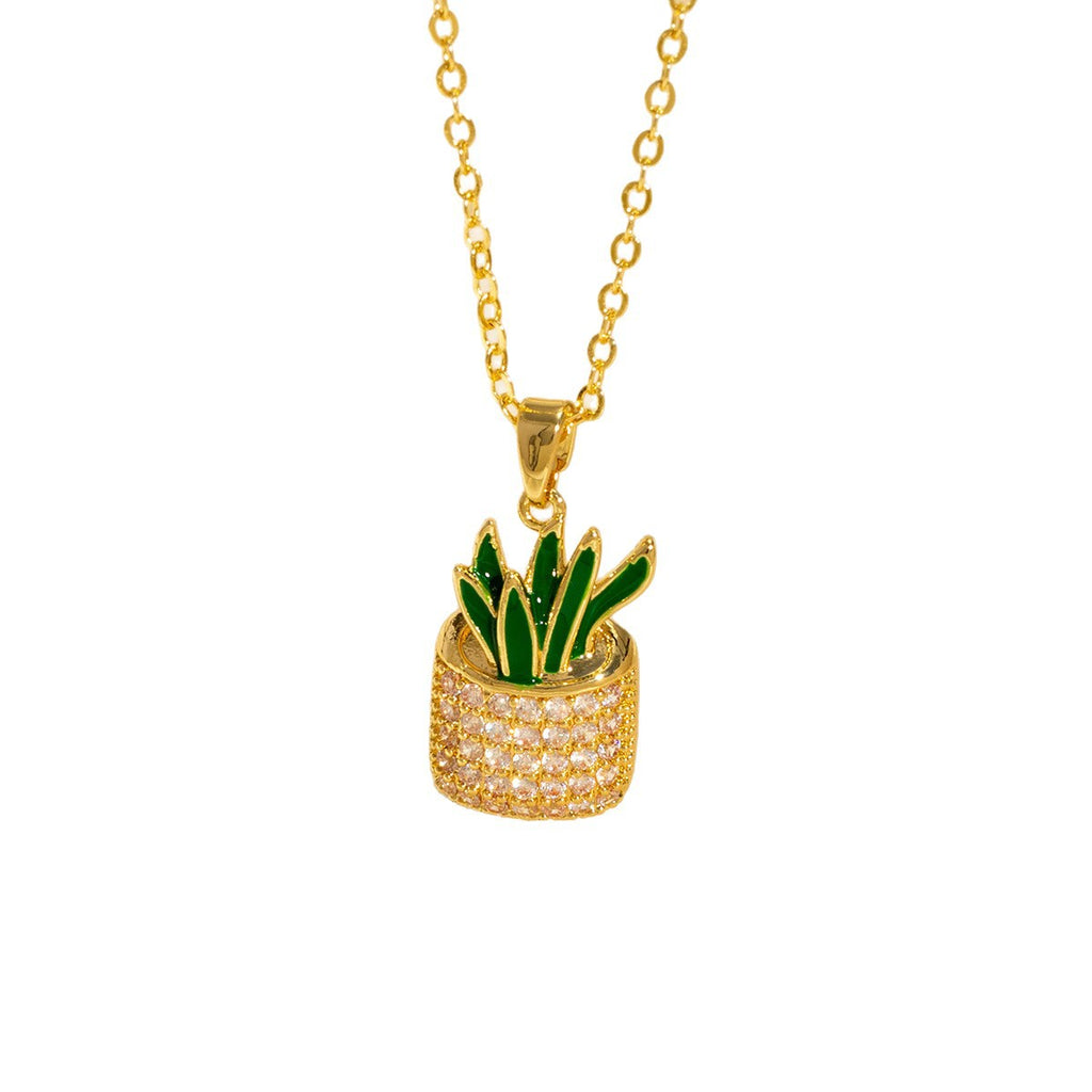 Malika Gems Desert Energy Necklace – Cactus Spirit Pendant