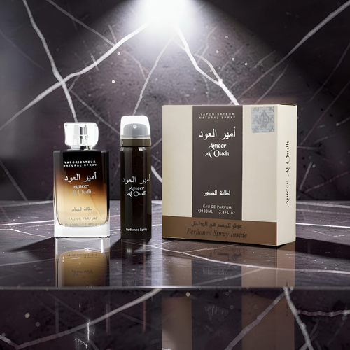 Ameer Al Oudh Intense Oud perfume bottle Dubai fragrance