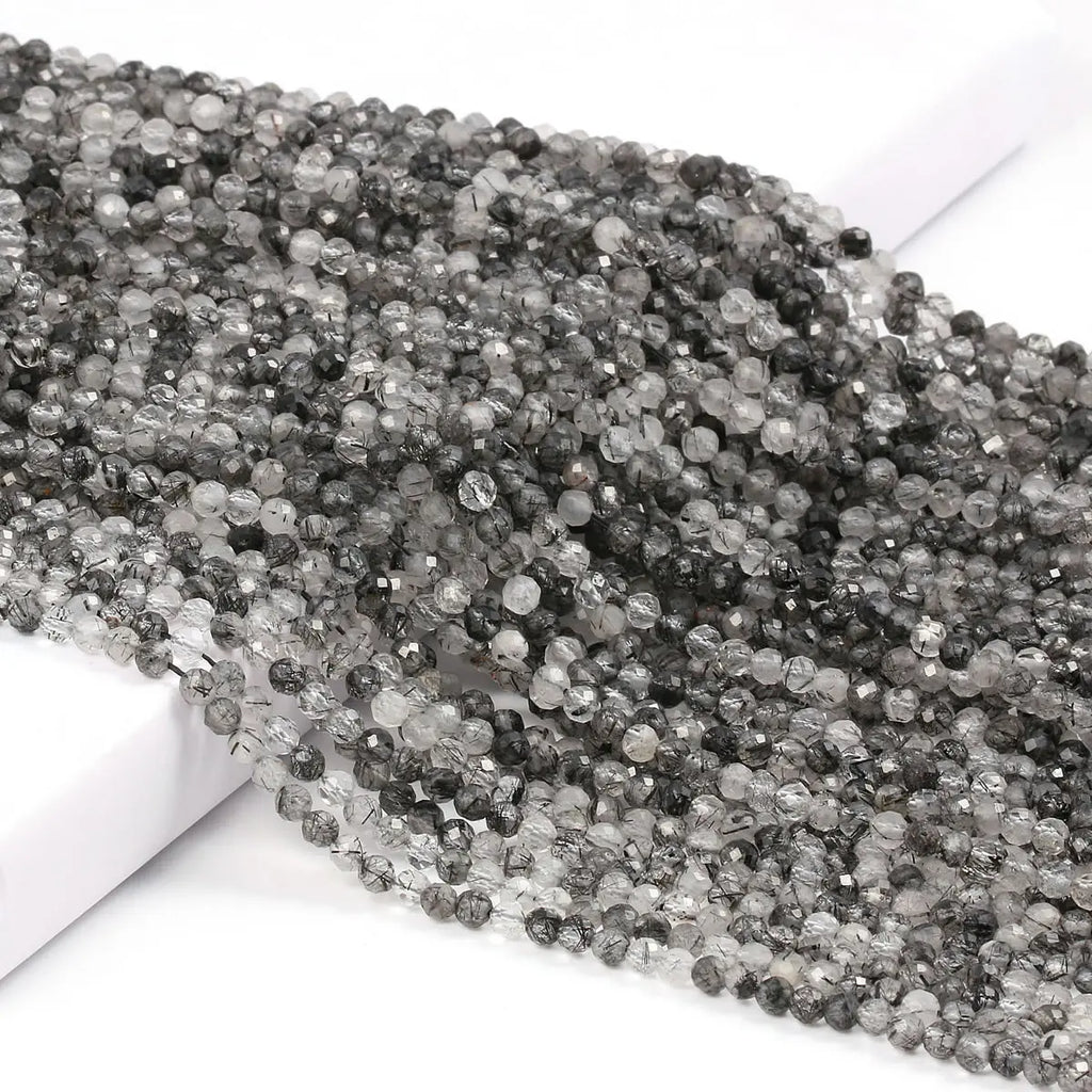 Natural Garnet Faceted Beads for Jewelry Making