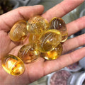 Natural Polished Gemstone Citrine Tumbled Stones Crystals Healing Home Decoration