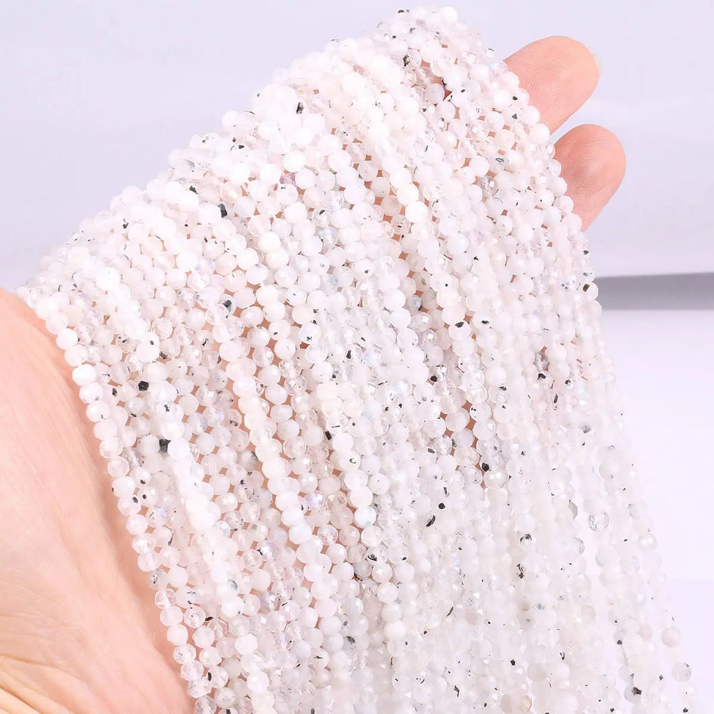Natural Garnet Faceted Beads for Jewelry Making