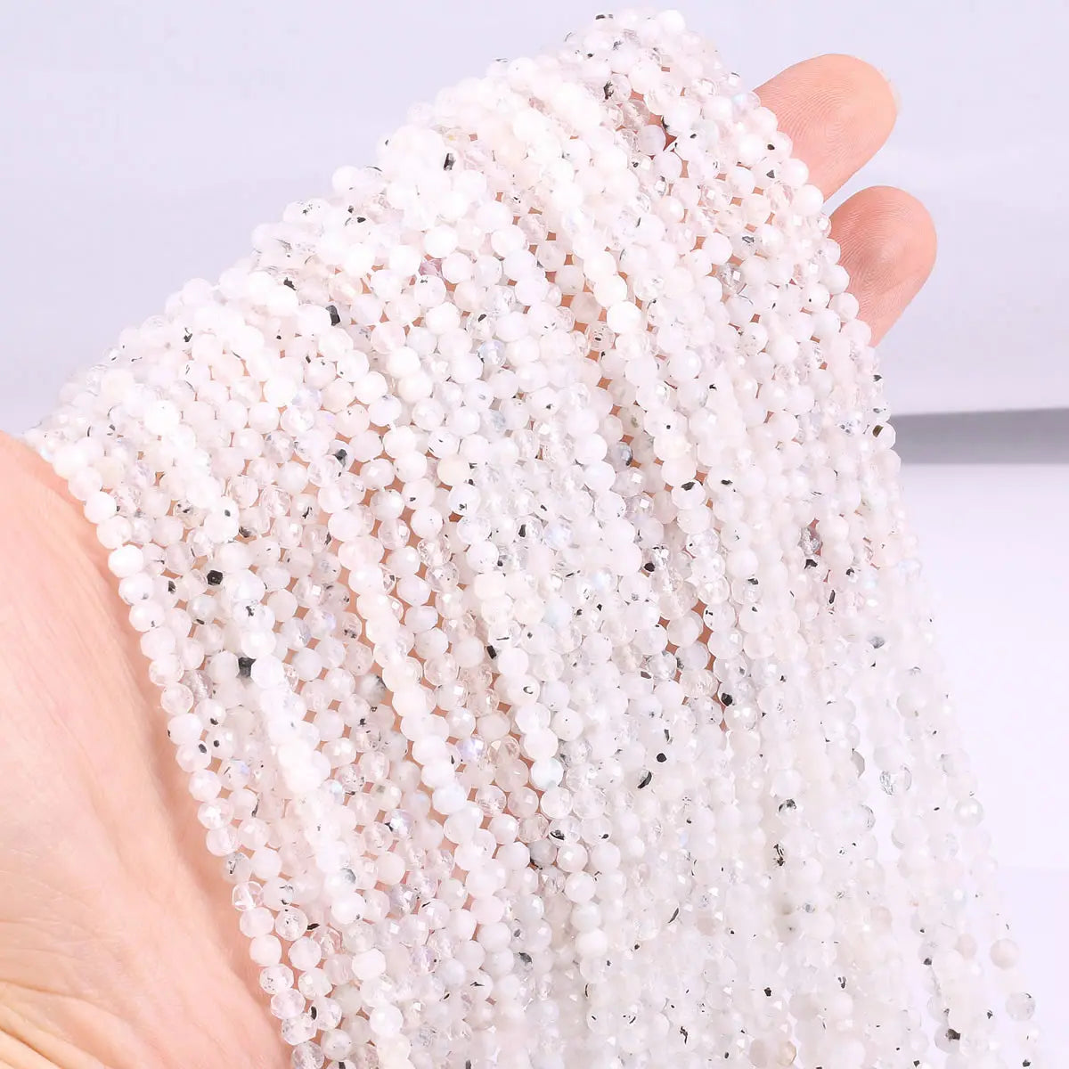 Natural Garnet Faceted Beads for Jewelry Making