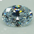 Large Oval White Sapphire Zircon Loose Gemstone