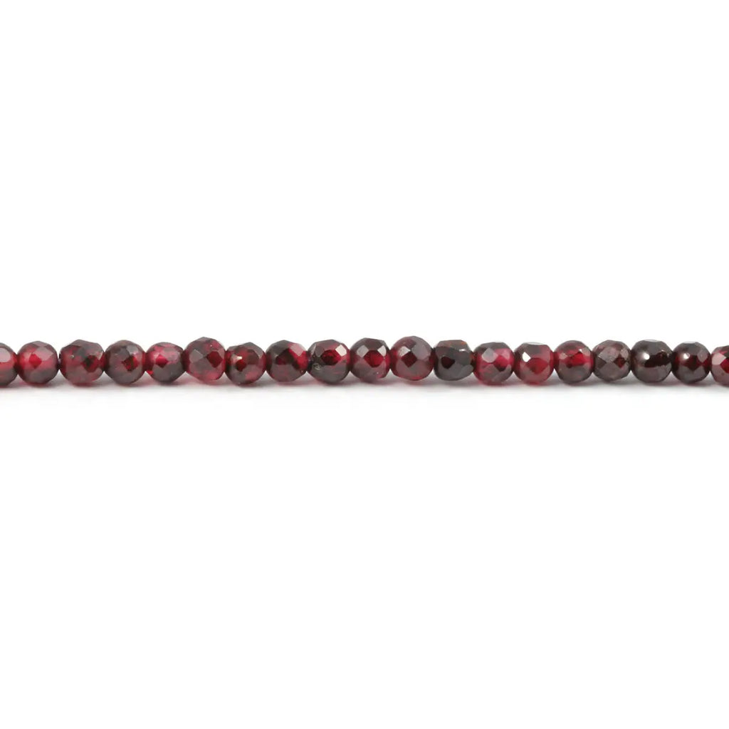 Natural Garnet Faceted Beads for Jewelry Making