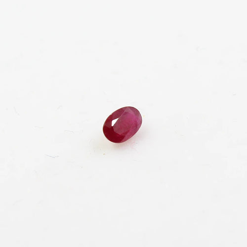 3mm*5mm natural blood red ruby loose gemstone oval cut real ruby for jewelry DIY