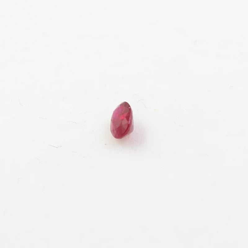 3mm*5mm natural blood red ruby loose gemstone oval cut real ruby for jewelry DIY