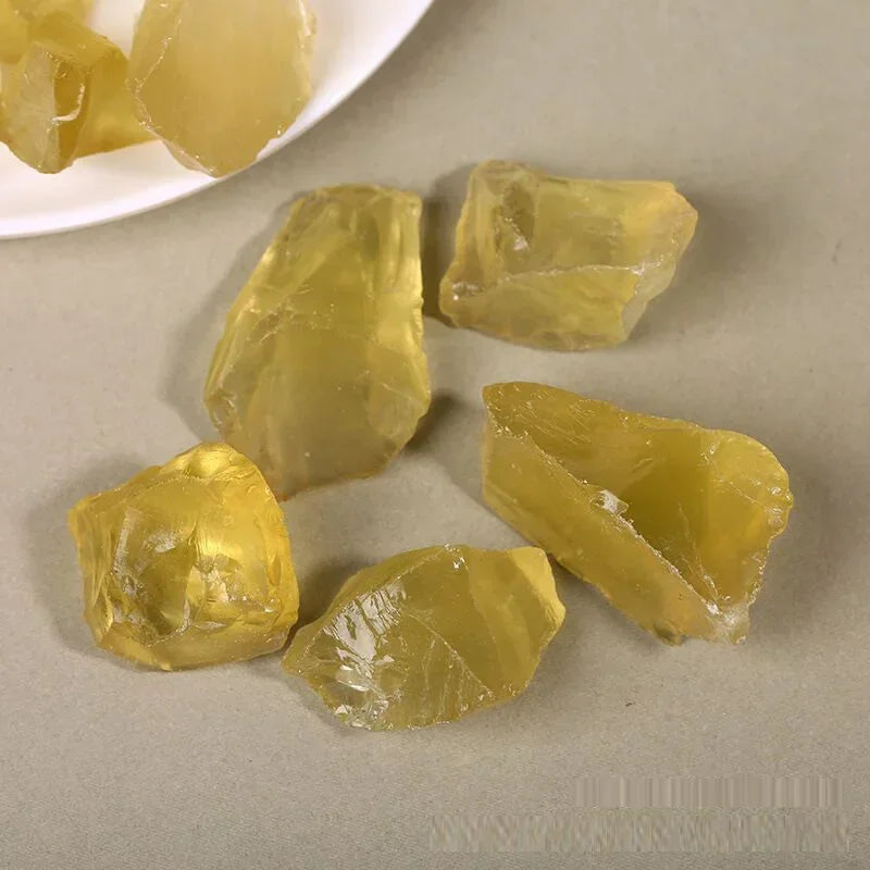100% Natural Citrine Crystal Rough Stone Healing Yellow Crystal Stones Minerals Specimen Home Decoration