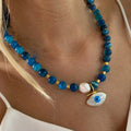 Heart Turquoise Pendant Necklace | Natural Stone December Birthstone