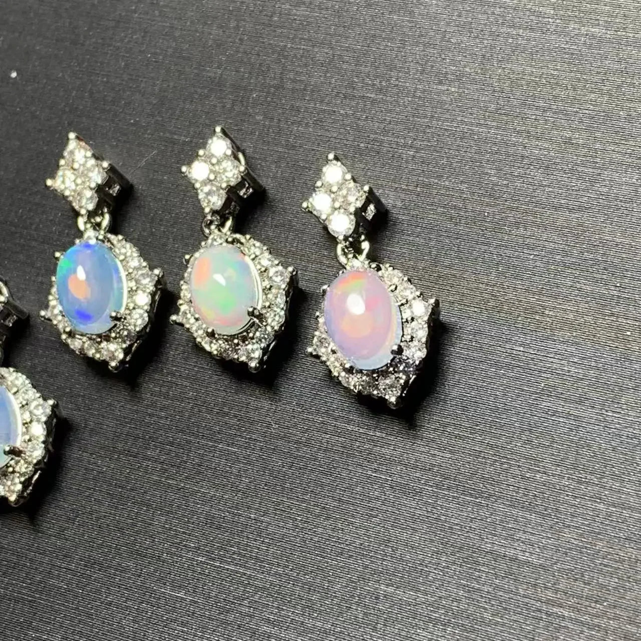 Oval Natural Opal Pendant Necklace | Genuine Gemstone Jewelry