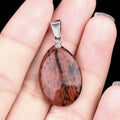 Amethyst Teardrop Birthstone Pendant Necklace