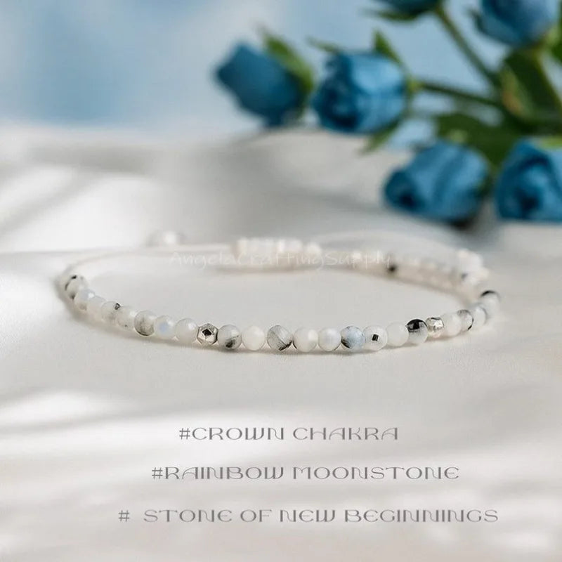 Natural Moonstone Crystal Bracelet