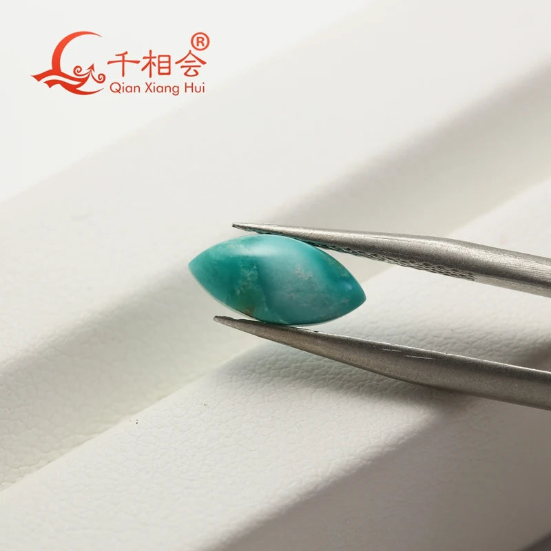 Natural Turquoise Loose Gemstone 1.3 Carat | Certified Cabochon