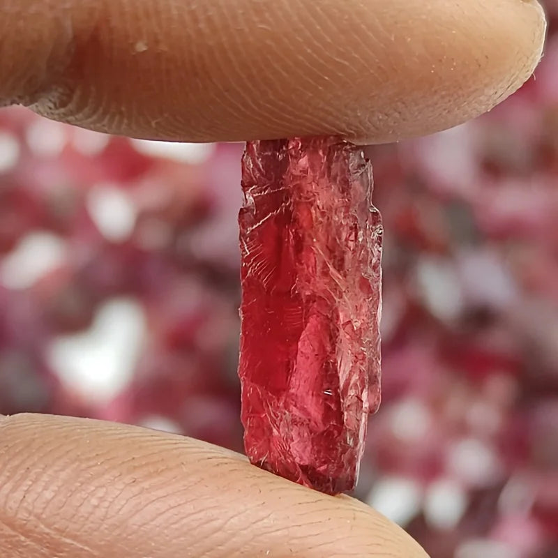 Natural Raw Garnet Crystal Chips for Jewelry Making