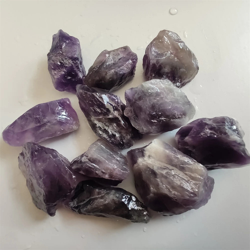 Natural Amethyst Crystal Chips