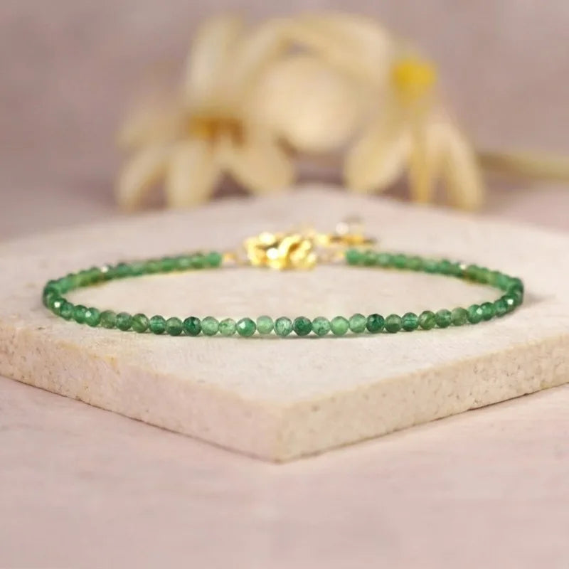 Emerald Heart Birthstone Bracelet