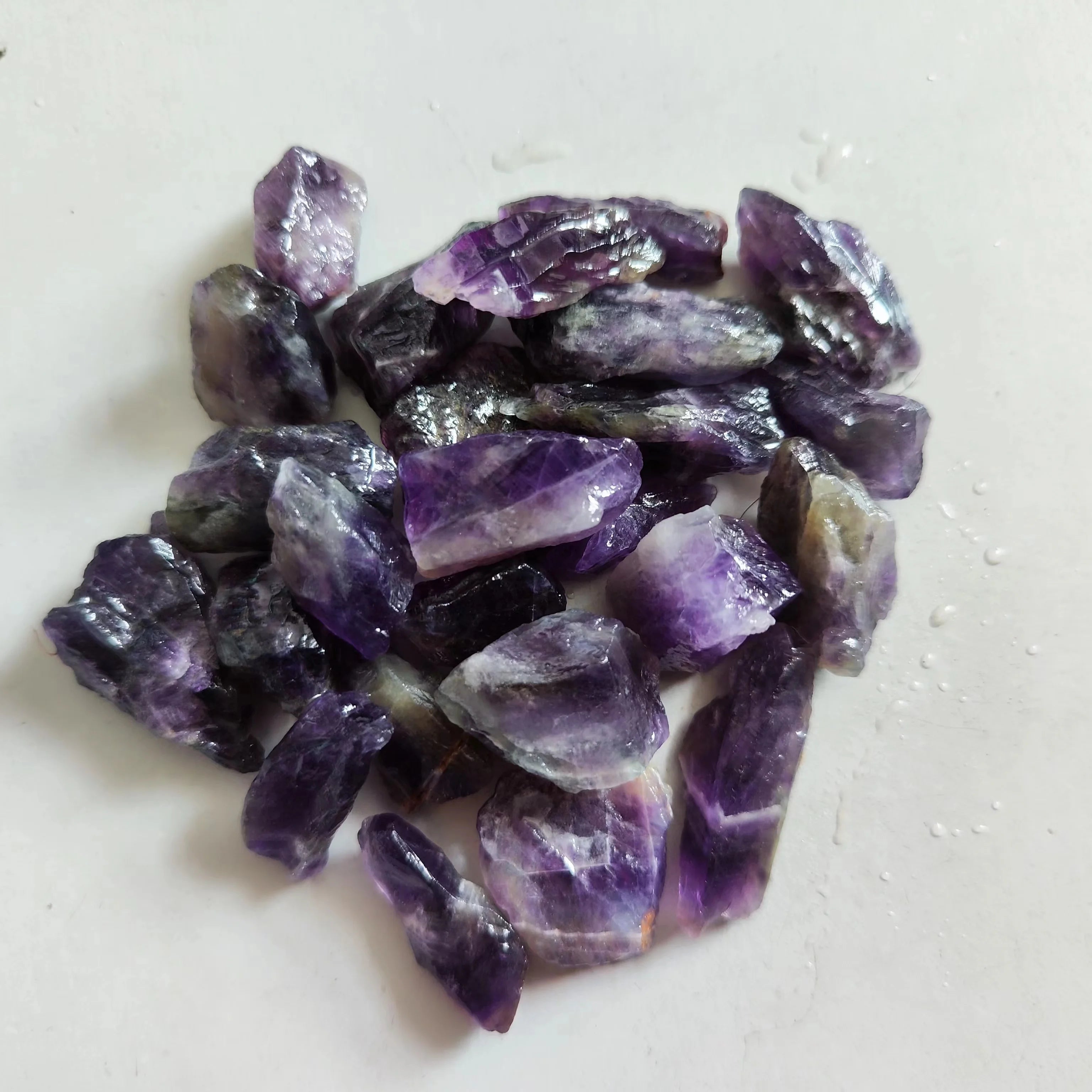 Natural Amethyst Crystal Chips