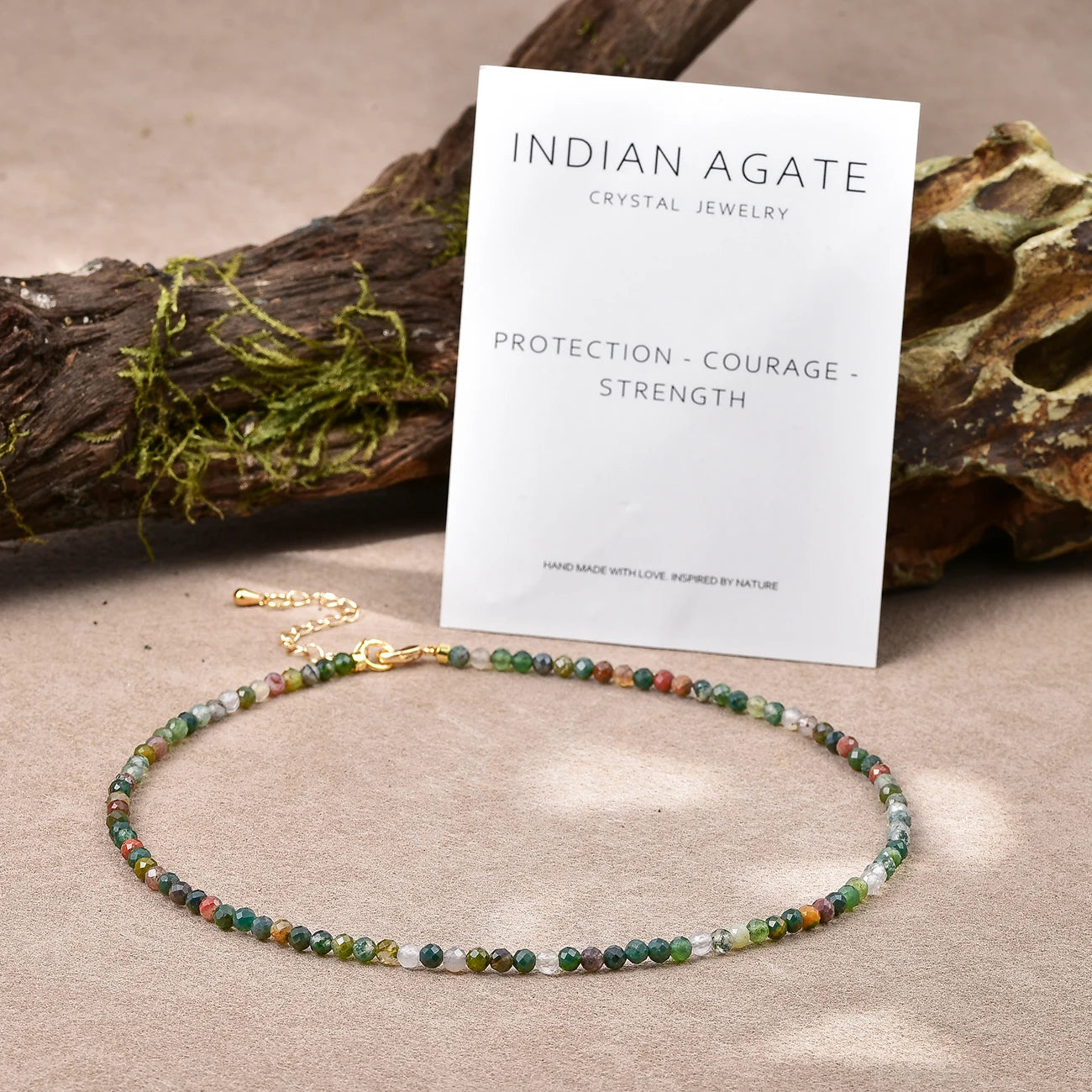 June Birthstone Moonstone Choker Necklace